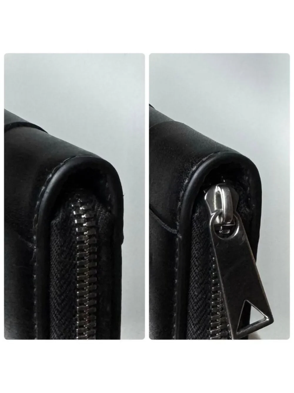 Bottega Veneta Cassette Zip Around Wallet Black